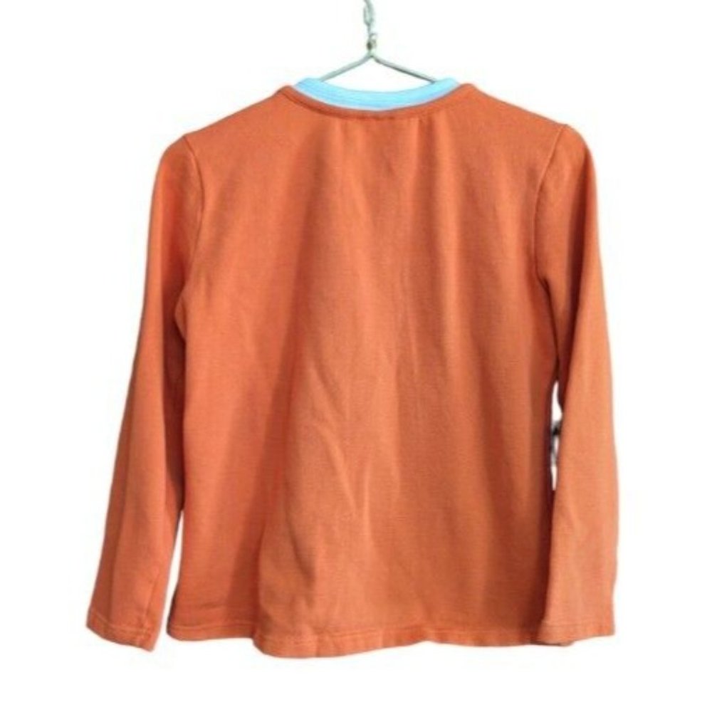 Halloween Fall Women’s Pullover Sweater Sweatshirt Size 8-10 Medium Orange - Picture 2 of 7